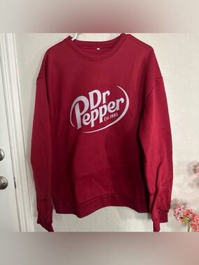 Men’s Crewneck Sweatshirt in Deep Red